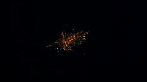 firecrackers bursting in the sky 4k | Stock Video | Pond5