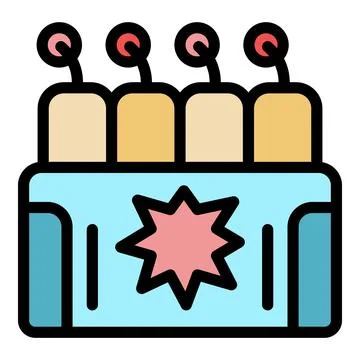 Firecrackers exploding, celebrating special occasions with pyrotechnics Stock Illustration