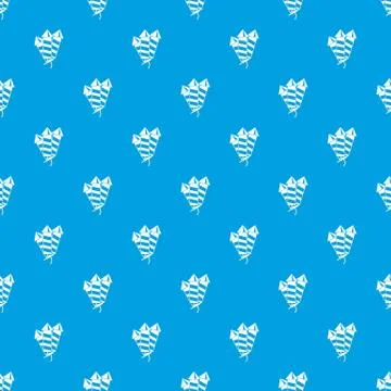 Firecrackers pattern seamless blue Illustrazione stock