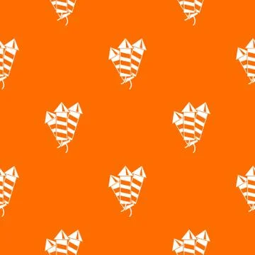 Firecrackers pattern seamless Stock Illustration