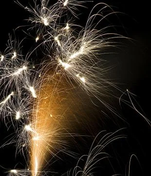 Firecrackers In The Sky Stock Photos