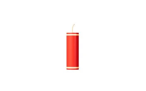 Firecrackers with white background, Red Spring Festival theme scene, 3d ren.. 스톡 일러스트