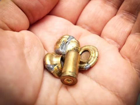 Fired ammo Stock Photos