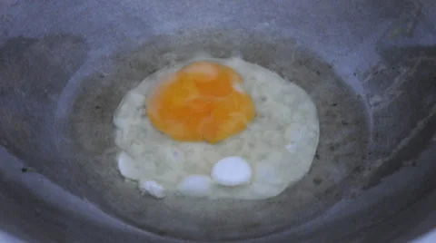 Fired egg Stock Footage 24969232
