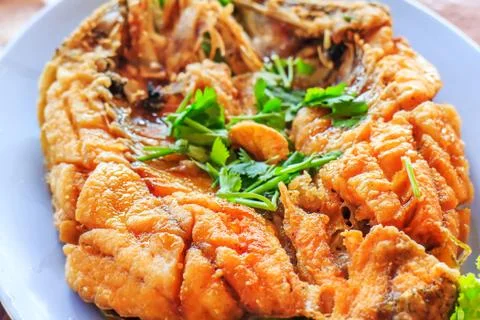 Fired fish Stock Photos