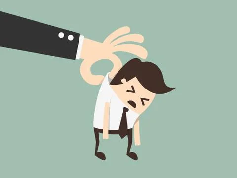 Fired Stock Illustration