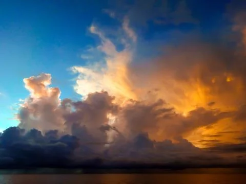 Fired storm Stock Photos