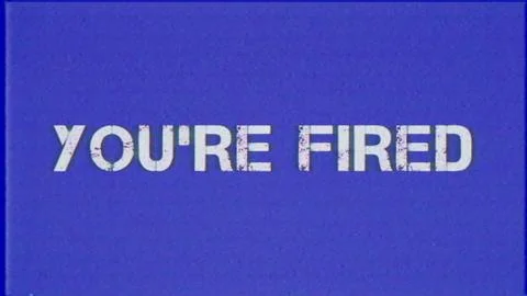 Fired text vhs capture blue 库存插图