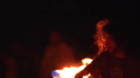 Firedancer b Stock Footage 24635575