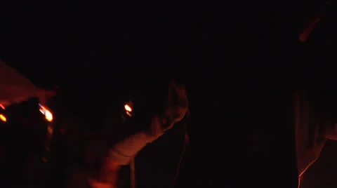 Firedancers a Stock Footage 24636386