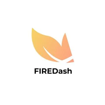 Firedash - Fire Logo Template for Company Isolated イラスト素材