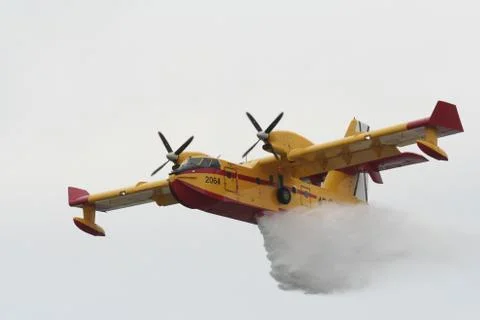 Firefighter Airplane Stock Photos