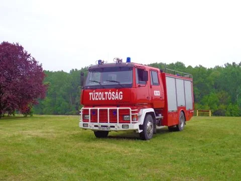 Firefighter car 스톡 사진