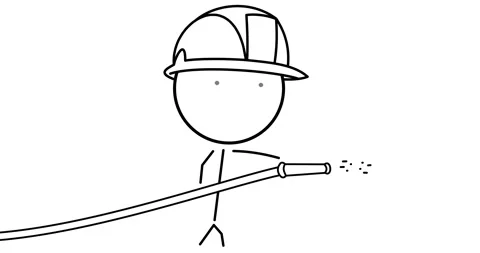 Firefighter on duty 動画素材 296464740