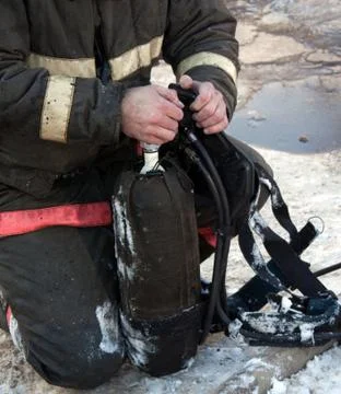 Firefighter equipment Stock Photos