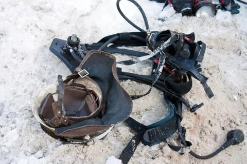 Firefighter equipment Stock Photos