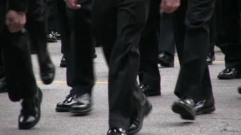 Firefighter funeral procession Video stock 1217173