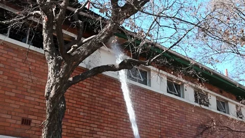 Firefighter at Germiston fire Stock Footage 279472223