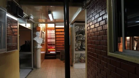 Firefighter going down pole Stock Footage 77046771