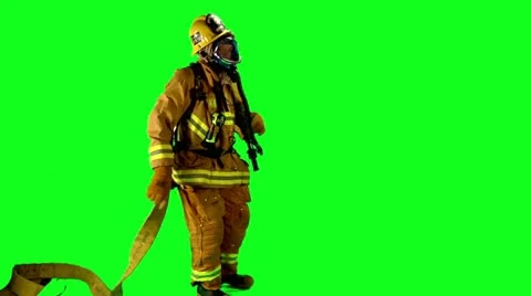 Firefighter Hand Signals: Turnout Gear | Stock Video | Pond5