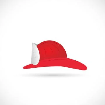 Firefighter Hat Illustration Stock-Illustration