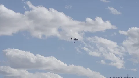 Firefighter Helicopter Stock Footage 127789902