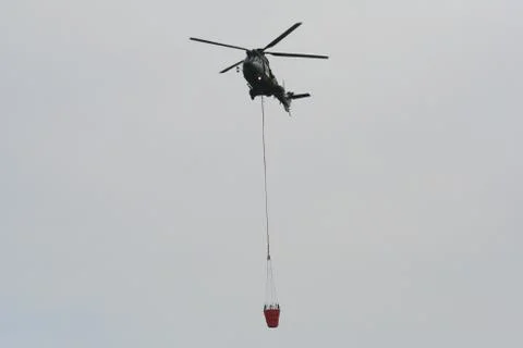 Firefighter Helicopter Stock Photos