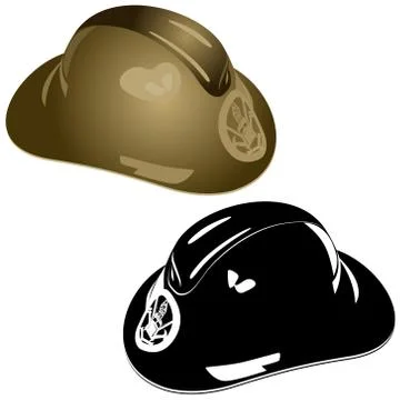 Firefighter helmet Stock Illustration