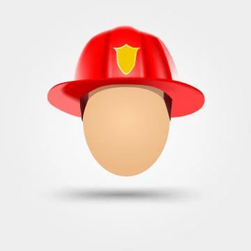 Firefighter helmet 스톡 일러스트