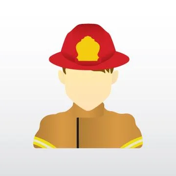 Firefighter Stock-Illustration