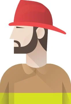 Firefighter Illustrazione stock