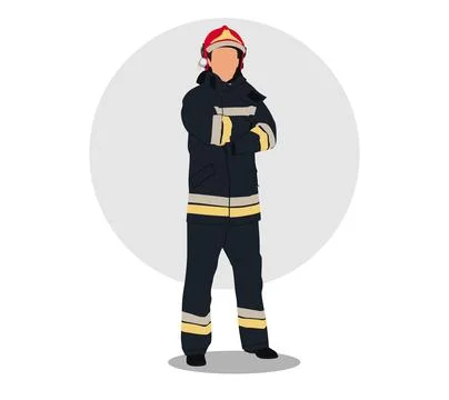 Firefighter Ilustração Stock