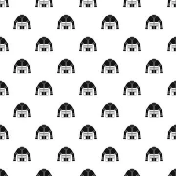 Firefighter jacket pattern Stock Illustration