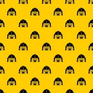Firefighter jacket pattern vector Stock Illustration