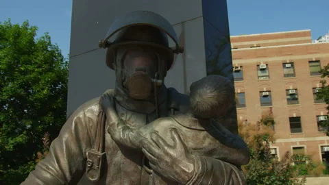 Firefighter Memorial in Toronto Vidéo 218015506