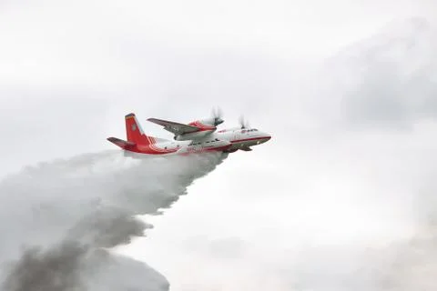Firefighter plane Stock Photos