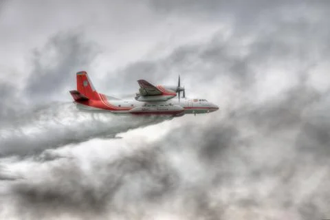 Firefighter plane Stock-Fotos