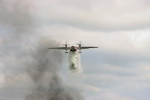 Firefighter plane Stock Photos