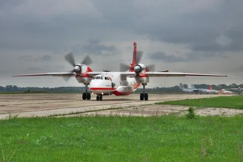 Firefighter plane Stock Photos