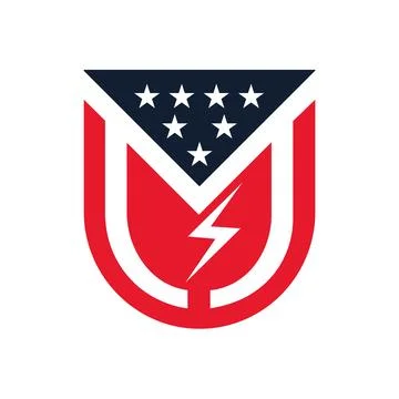 Firefighter shield illustration logo Pro Vector Stock Illustration