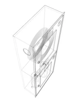 Firefighter tool in fire hose cabinet. Vector Stock Illustration
