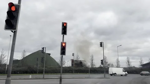 Firefighters - exercise in England Stock Footage 222360109