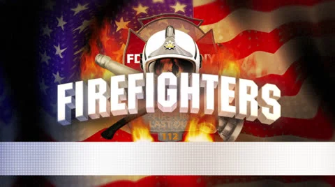 Firefighters FDNY intro Video stock 23702562