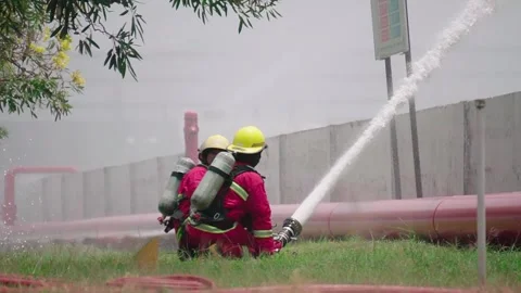 Firefighters Stock Footage 253525048