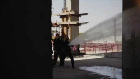 Firefighters Stock Footage 312760216