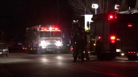 Firefighters Getting Equipment Video stock 11158733