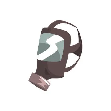 Firefighters oxygen mask vector Illustration Stock Illustration