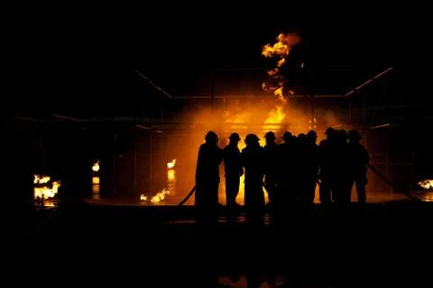 Firefighters Stock Photos