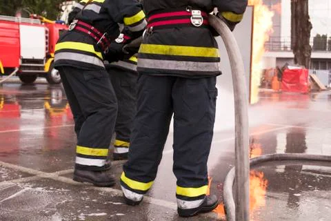 Firefighters Stock Photos