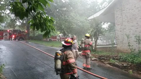 Firefighters Foto stock